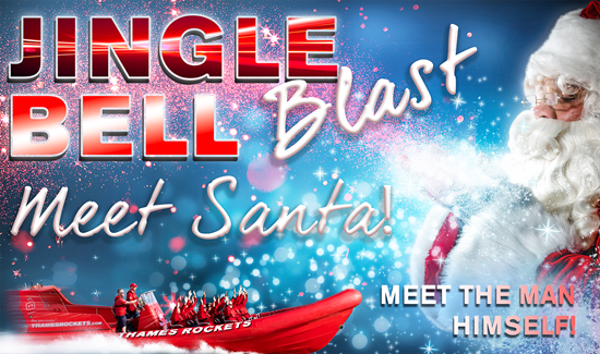 Thames Rockets Jingle Bell Blast Meet Santa Image