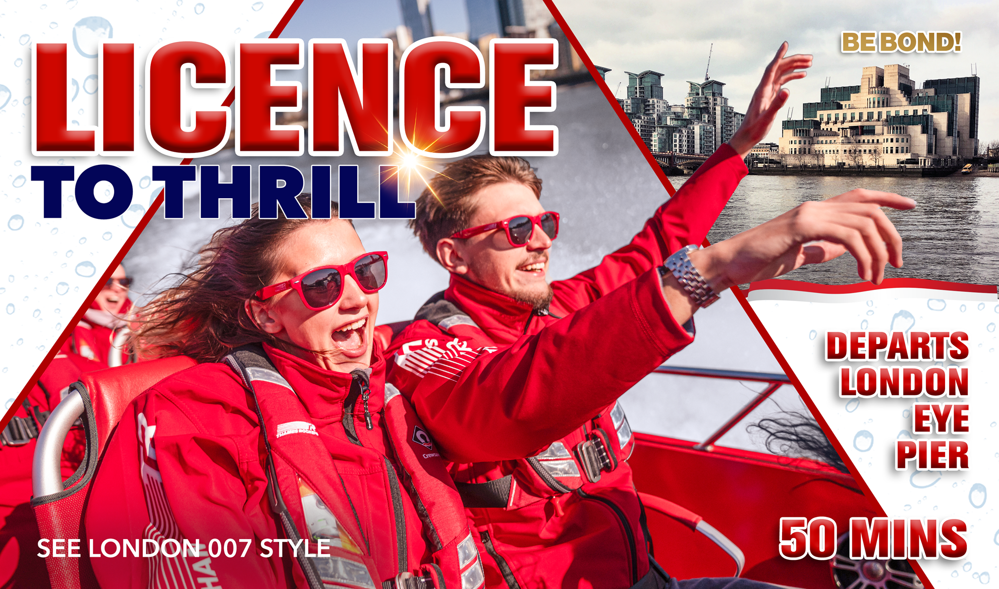 James Bond Theme Boat Trip