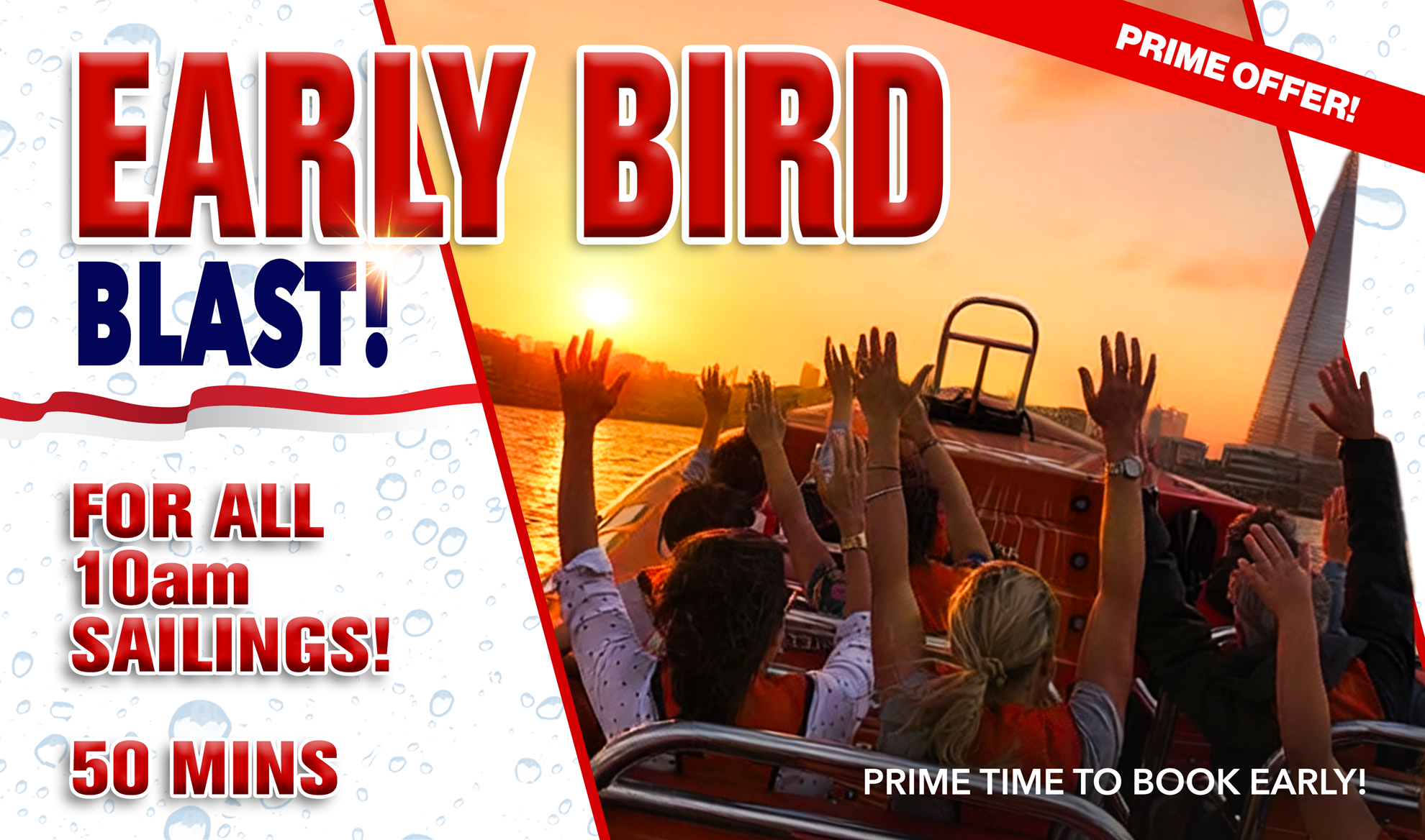 Thames Rockets Early Bird Special